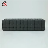 Bólstraður rétthyrndur Ottoman